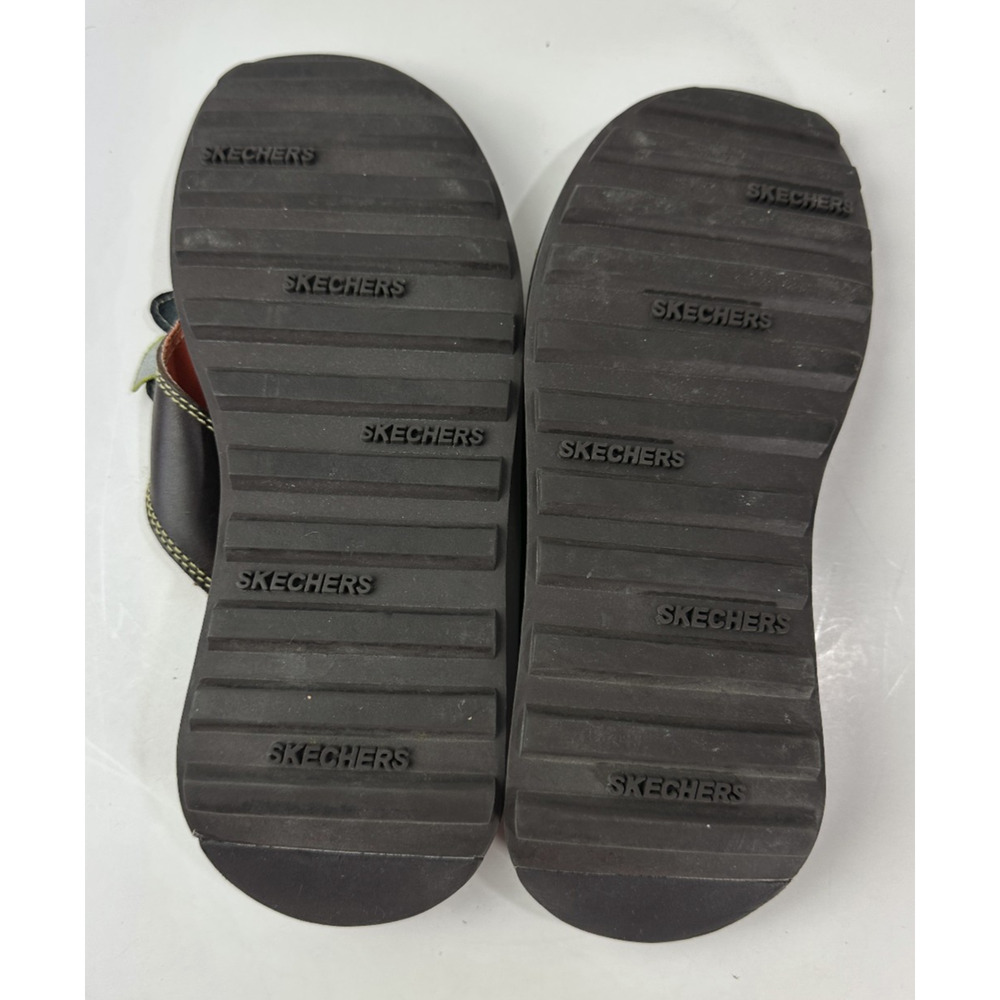 Skechers Y2K Style Flower Flip Flop Sandals Leather Size 9 Hippie Boho Festival - Picture 6 of 14